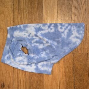 Blue Tie-Dye Dog Or Cat Shirt - Small